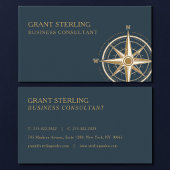 Business Consultant Nautical Compass Professional 名刺