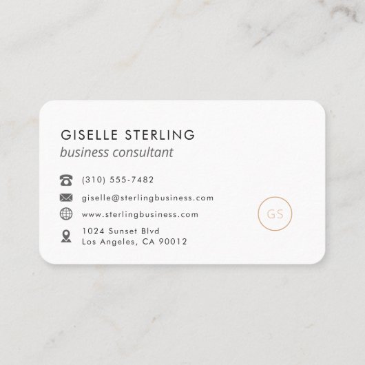 Business Consultant Professional 名刺 (裏面)