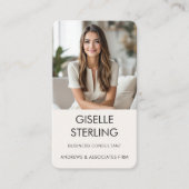 Business Consultant Professional Photo 名刺 (正面)