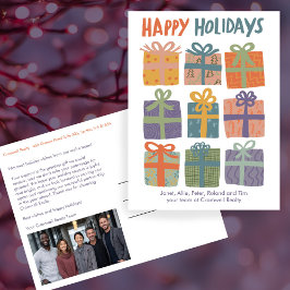 Business Corporate Christmas Holiday CUSTOM Photo  ポストカード