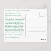 Business Corporate Christmas Holiday CUSTOM Photo  ポストカード (裏面)