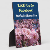 Business Counter Plaques LIKE Us On Facebook フォトプラーク (側面)