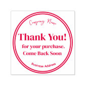 BUSINESS CUSTOMIZABLE THANK YOU . RUBBER STAMP セルフインキングスタンプ (デザイン)