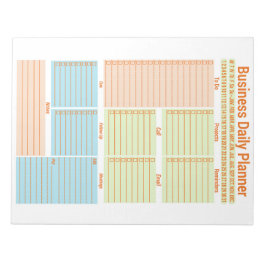 Business Dailyプランナー、新年メモ帳 ノートパッド