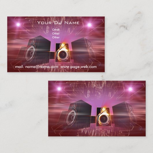business_DJ 名刺 (正面/裏面)
