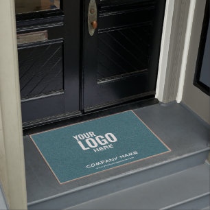 Business Door Mat社ロゴウェルカムドアマット ドアマット