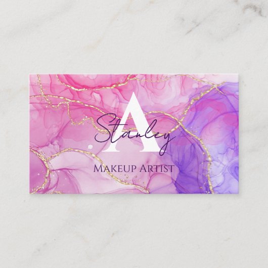 Business Elegant Beauty 名刺 (正面)