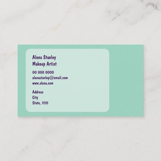 Business Elegant, Minimalist  名刺 (裏面)