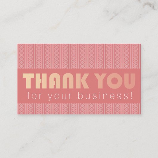 Business Enclosure Cardに感謝 エンクロージャーカード (正面)