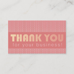 Business Enclosure Cardに感謝 エンクロージャーカード