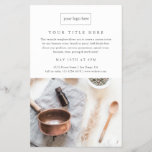 Business Event Minimalist Professional Photo チラシ<br><div class="desc">A simple modern photo business event invitation featuring clean typography and minimal layout. Click the edit button to customize this design with your business photo and details.</div>