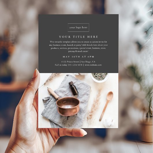 Business Event Minimalist Professional Photo チラシ