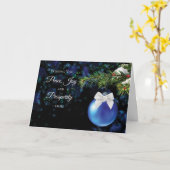 Business Financial Services Season’s Greetings カード (黄色い花)