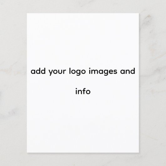 business flyer   チラシ (正面)