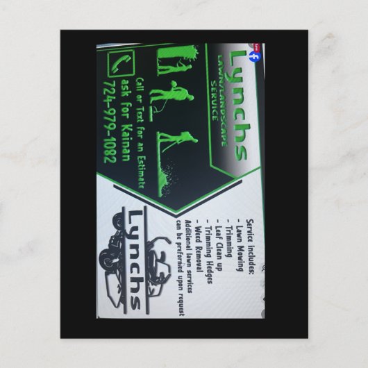 business flyer チラシ (正面)