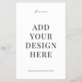 Business Flyer Printing 5.5x8.5" Custom Design チラシ (正面)