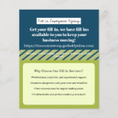 Business Flyer Sample チラシ (正面)