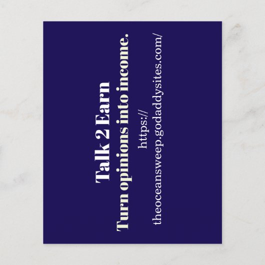 Business Flyer Sample チラシ (裏面)