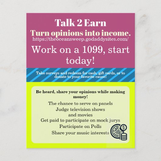 Business Flyer Sample チラシ (正面)