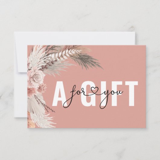 BUSINESS GIFT CERTIFICATE | BOHO (正面)