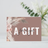 BUSINESS GIFT CERTIFICATE | BOHO (スタンド正面)