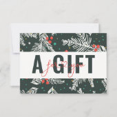 BUSINESS GIFT CERTIFICATE | Christmas Pattern (正面)