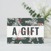 BUSINESS GIFT CERTIFICATE | Christmas Pattern (スタンド正面)