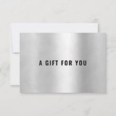 BUSINESS GIFT CERTIFICATE | Gold (正面)