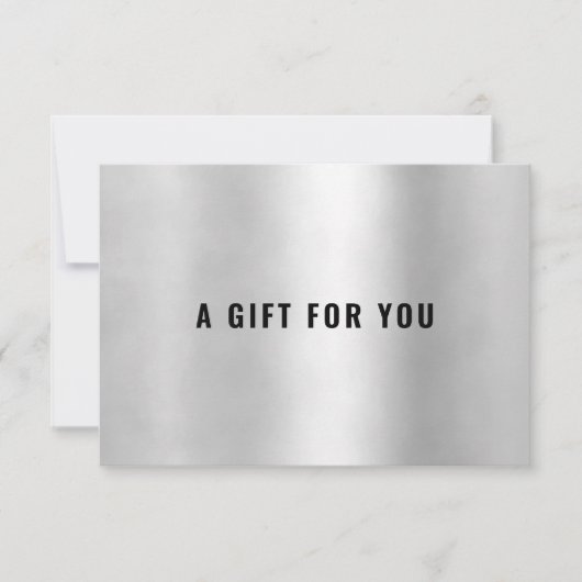 BUSINESS GIFT CERTIFICATE | Gold (正面)