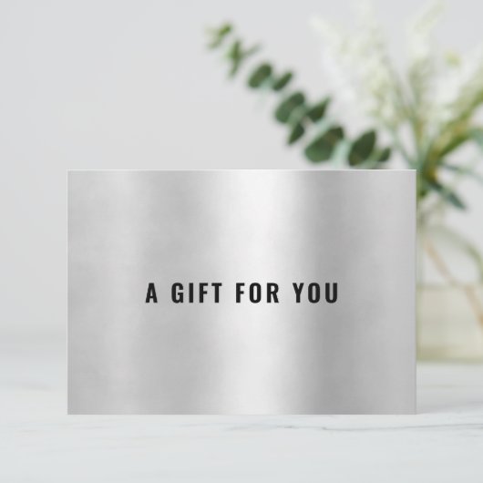 BUSINESS GIFT CERTIFICATE | Gold (スタンド正面)