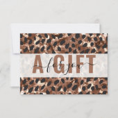 BUSINESS GIFT CERTIFICATE | Leopard Pattern (正面)