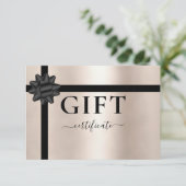 BUSINESS GIFT CERTIFICATE | Modern | Ribbon (スタンド正面)