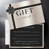 BUSINESS GIFT CERTIFICATE | Modern | Ribbon