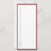 Business Gift Certificate - Printed Template (裏面)