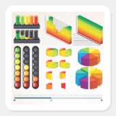 Business Graphsスタンプ スクエアシール (正面)