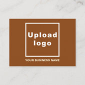 Business Halloween Greeting on Brown エンクロージャーカード (裏面)