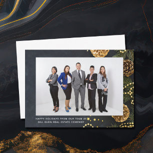 Business Holiday Company従業員の写企業の真 シーズンカード