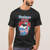 Business In The Front Party In The Back  Mullet Tシャツ (正面)