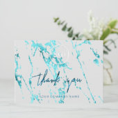 Business Insert Logo BlueMarbleをありがとう 招待状 (スタンド正面)