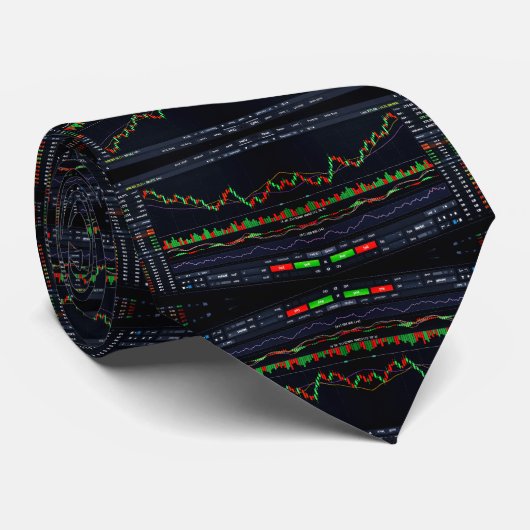 Business Japanese Candlestick Chart Stock Market  ネクタイ (ロール)