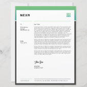 Business Letterhead Template (正面)