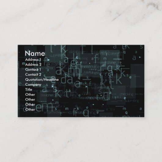 business_letters 名刺 (正面)
