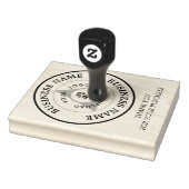 Business Logoお客様ありがとうございますブランディング ラバースタンプ (スタンプ)