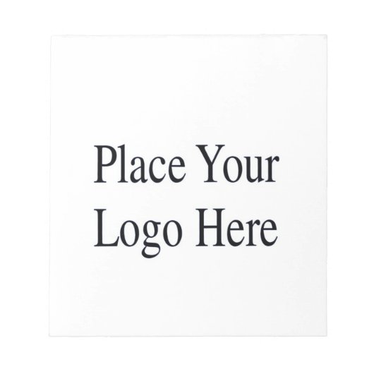 Business Logoメモ帳 ノートパッド (正面)