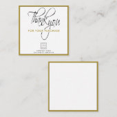 Business Logo会社名ご購入ありがとうございます ノートカード (正面/裏面)