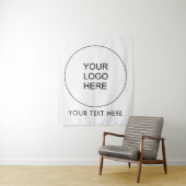 Business Logo追加文字はこちらテンプレートシンプル タペストリー (インサイチュ)