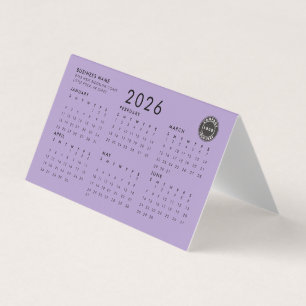 Business Logo 2026カレンダー従業員スワッグ