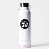 Business Logo and text Corporate Giveaway  ウォーターボトル (正面)