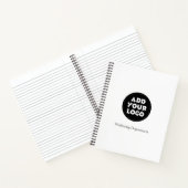 Business Logo And Text Simple Notebook ノートブック (内部)