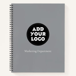 Business Logo And Text Simple Notebook ノートブック